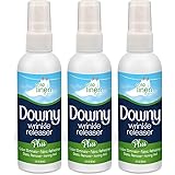 Downy Wrinkle Releaser, Travel Size, Cruise Accessories, Crisp Linen Scent 3 fl oz - 3 Pack