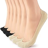WISVOOO No Show Socks Womens Liner Ultra Low Cut Non Slip Invisible Socks for Flats