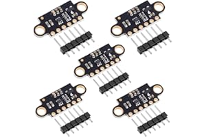MAKERHAWK 5 Pcs VL53L0X Lidar Sensor 2m Range High Precision Single-Point Distance Sensor Compact Lightweight ToF Module with I2C Interface for Arduino Raspberry Pi Robot IoT Projects Smart Homes GY-VL53L0XV2
