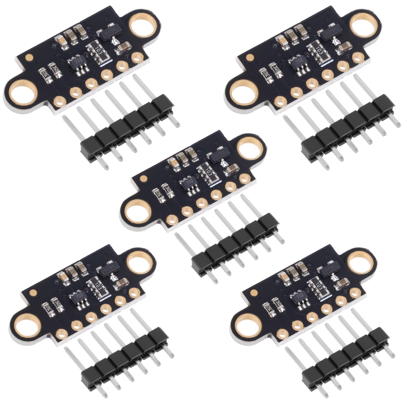 5 Pcs VL53L0X Lidar Sensor 2m Range High Precision
