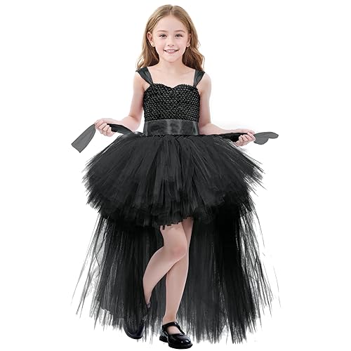 Halloween Black Tutu Dress for Girls Tulle Dresses Fairy Costume Princess  Dress up for Kids Toddler Little Girl Birthday Party Outfit Size 3-4 in  Dubai - UAE | Whizz Girls