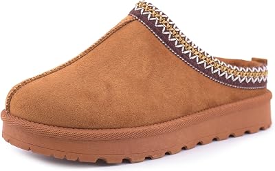 Pantofole Donna Invernali Comode Ciabatte Ragazza Ragazzi Pelose Calde Ciabatte Donna Invernali da Casa Memory Foam Morbide X007 (Marrone, 37)