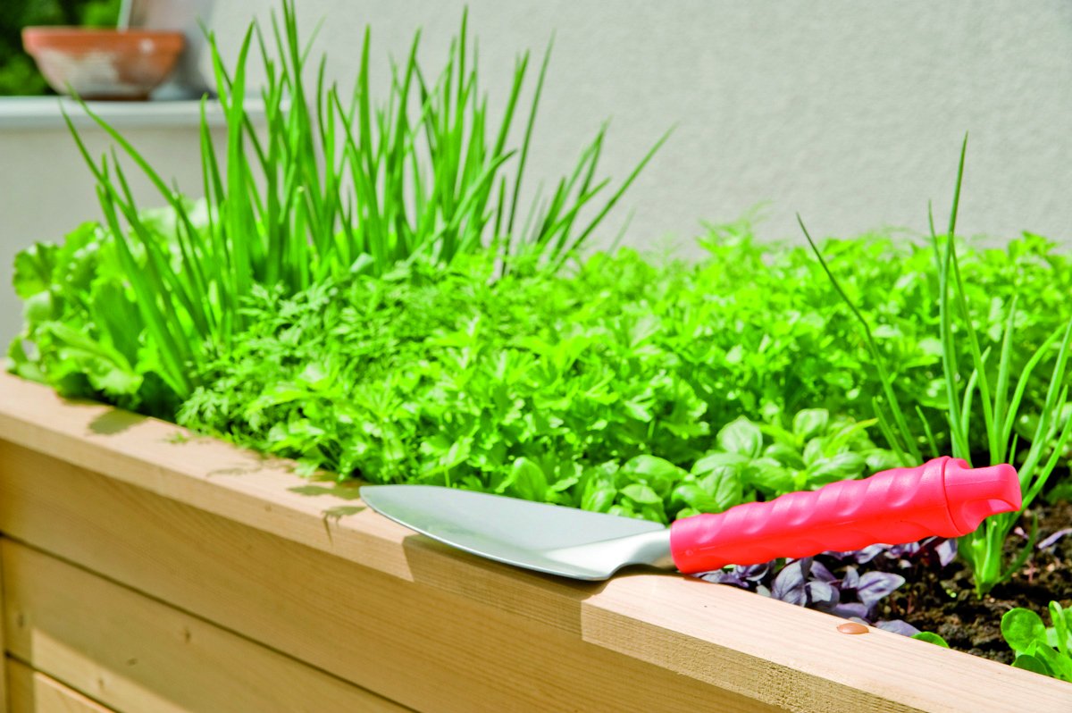 Jardín Verde - Huerto urbano Mesa de cultivo de madera (abeto ...