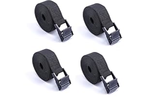 Premium Lashing Nylon Strap - Cam Buckle Tie Down Straps Heavy Duty Secure Straps up to 500 lbs Capacity for Motorcycle,SUP, 