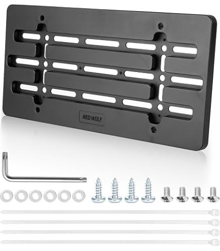 Support Plaque D'immatriculation Avant Ford F250 SuperDuty 1999-2004 - Neuf Avec Vis