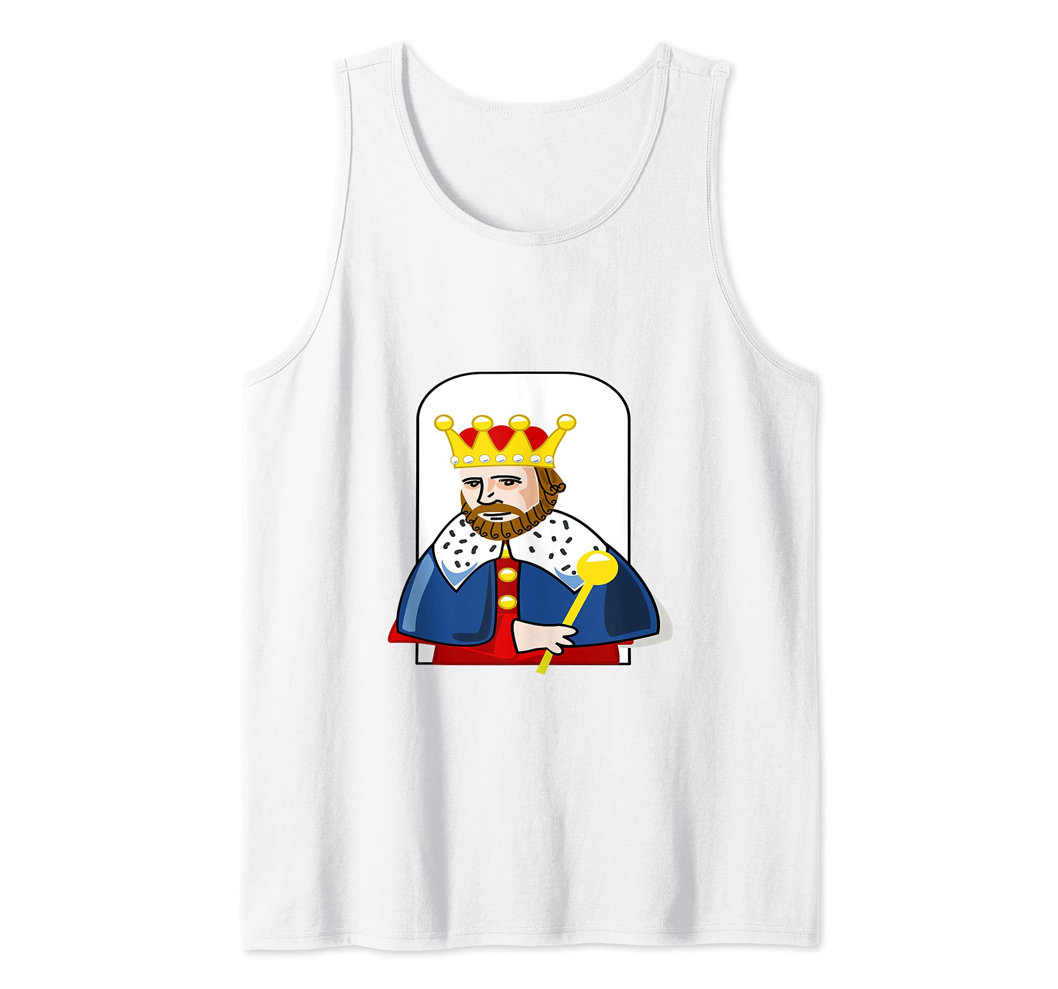 King Playing Cards Tank Top