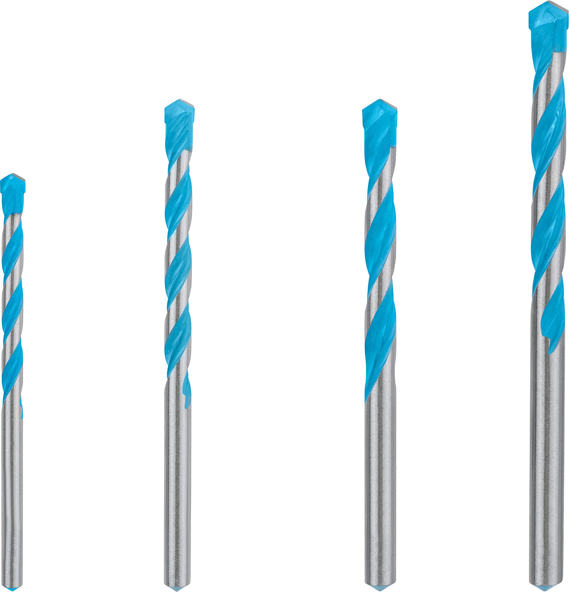 Bosch 4x EXPERT CYL-9 MultiConstruction Bohrer Set (für Beton, Weiche Fliesen, Ø 5,5-8 mm, Professional Zubehör Schlagbohrer/Schrauber, Bohrmaschine/Schrauber)