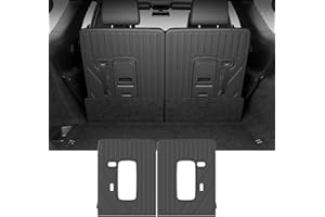 powoq 3rd Backrest Mat Compatible with 2016-2024 Dodge Durango 6&7 Seats Seat Back Protector Replacement for 2016-2024 Dodge Durango Accessories (3rd Row Backrest Mat)