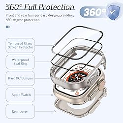 2-Pack Goton Waterproof Apple Watch Case for iWatch