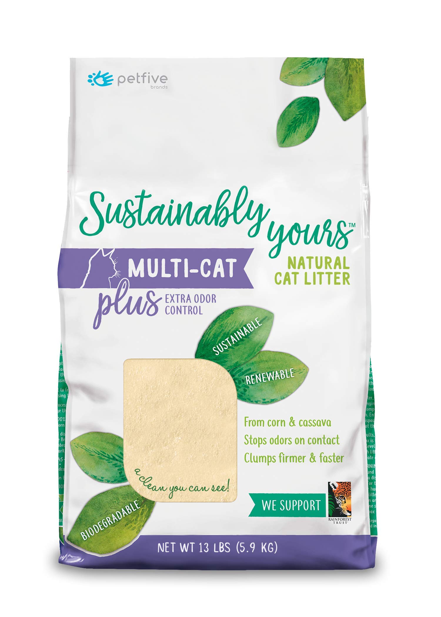 Petfive Sustainably Yours Natural Sustainable MultiCat Litter Buy