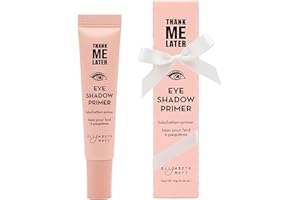 Elizabeth Mott Thank Me Later Eyeshadow Primer - Makeup Eyeshadow Base to Prevent Oily Lids and Creasing - Clear Waterproof E