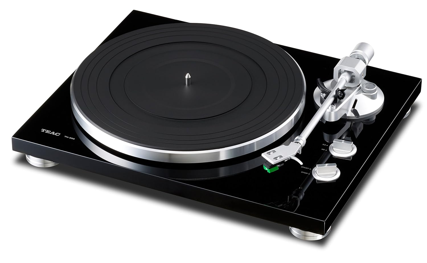 Teac TN B Tocadiscos MDF caucho x x mm color negro