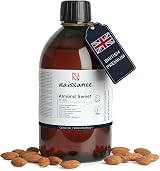 Naissance Sweet Almond Oil 500ml Natural Carrier Oil for Skin Hair Massage
