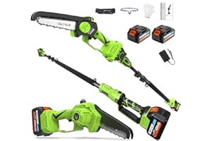 2-in-1 Cordless Pole Saw 8 Inch