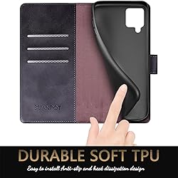 SUANPOT for Samsung Galaxy A12 Phone Case with RFID