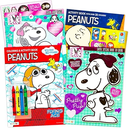 Peanuts Snoopy Charlie Brown And More Peanuts Gang Coloring Book