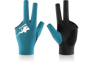 Roaming Billiard Shooters Carom Pool Snooker Cue Sport Glove Fits on Left or Right Hand for Men Women