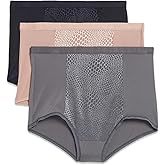Warner's womens Blissful Benefits Tummy-smoothing Comfort Microfiber Brief 3-pack Rs4433w