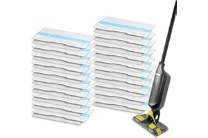 APROPHIC 20 Count Disposable Replacement Vacuum Mop Pad Refills Compatible with Shark Vacmop VM252 VM251 VM250 VM200 VM190