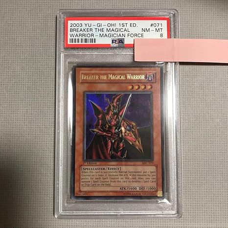 Amazon Co Jp 英語 Mfc En071 1st Psa鑑定品 評価8 魔導戦士ブレイカー ウルトラ 遊戯王カード Hobby