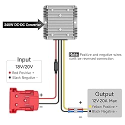 18V to 12V Step Down Converter Compatible with
