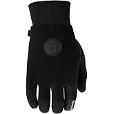 TaylorMade Golf Cold Weather Glove Pair, Black, Medium