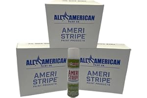 Ameri-Stripe White Athletic Field Marking Spray Paint - 3 Case Pack (36 Cans) 18 oz of Paint per Can