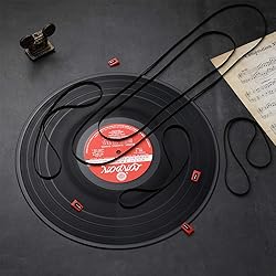 5 Pieces Turntable Belt with 5 Pieces Record Player