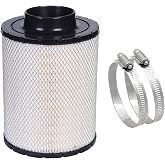 GETOPAUTO 46637 Engine Air Filter With Accessories Compatible with Donaldson B085011, Baldwin PA2818 Fleetguard AH1141 Fram CA6818 Wix 46637 663