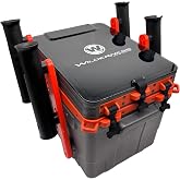 Wilderness Systems Kayak Crate | 4 Rod Holders | Kayak Tackle Storage | Fits Most Kayaks, One Color