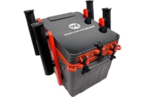 Wilderness Systems Kayak Crate - 4 Rod Holders - Kayak and Boat Tackle Storage - Fits Anglet Boats