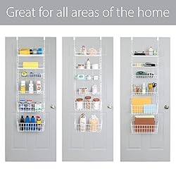 Smart Design Over The Door Adjustable Pantry
