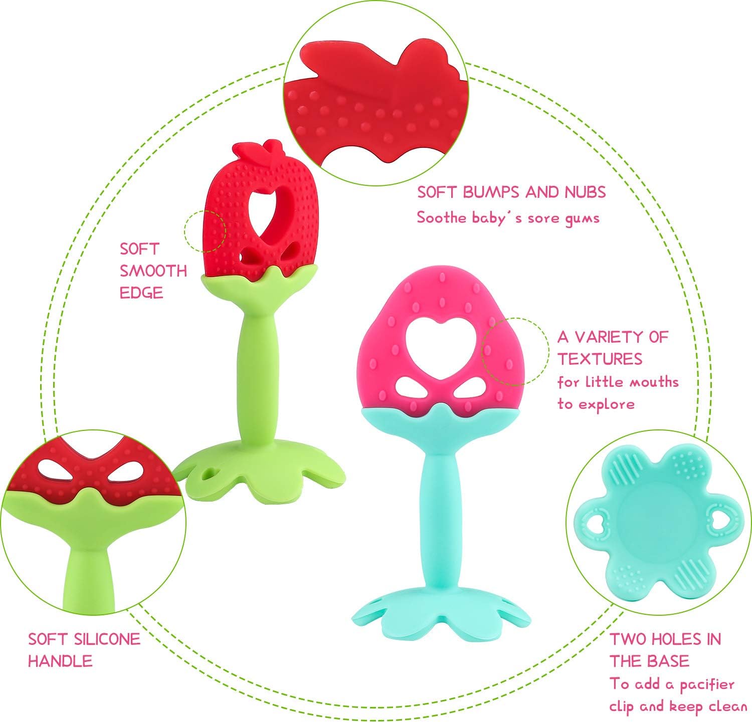 tinabless teething toys