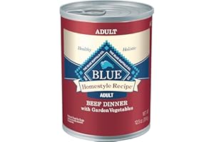 Blue Buffalo Homestyle Recipe Natural Adult Wet Dog Food, Beef 12.5-oz can (Pack of 12)