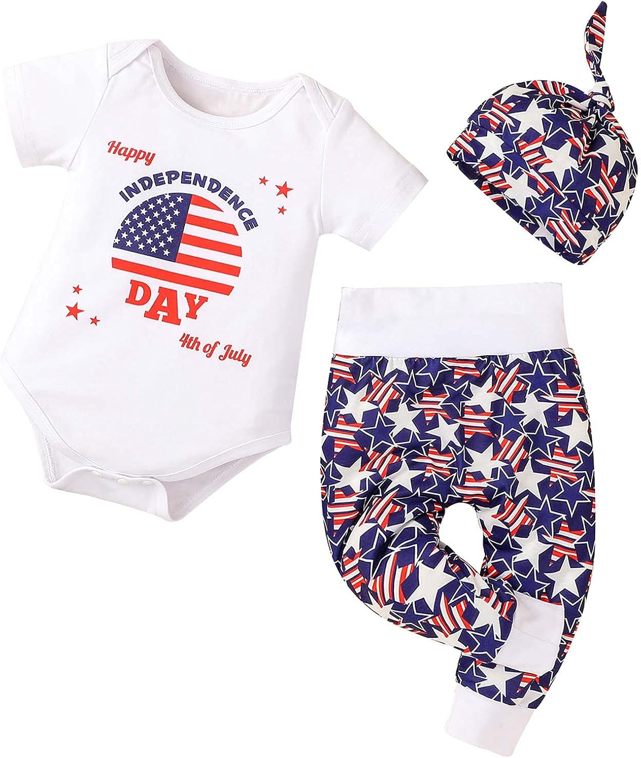 Baby 4th of July Outfit,Independence Day Summer Outfits