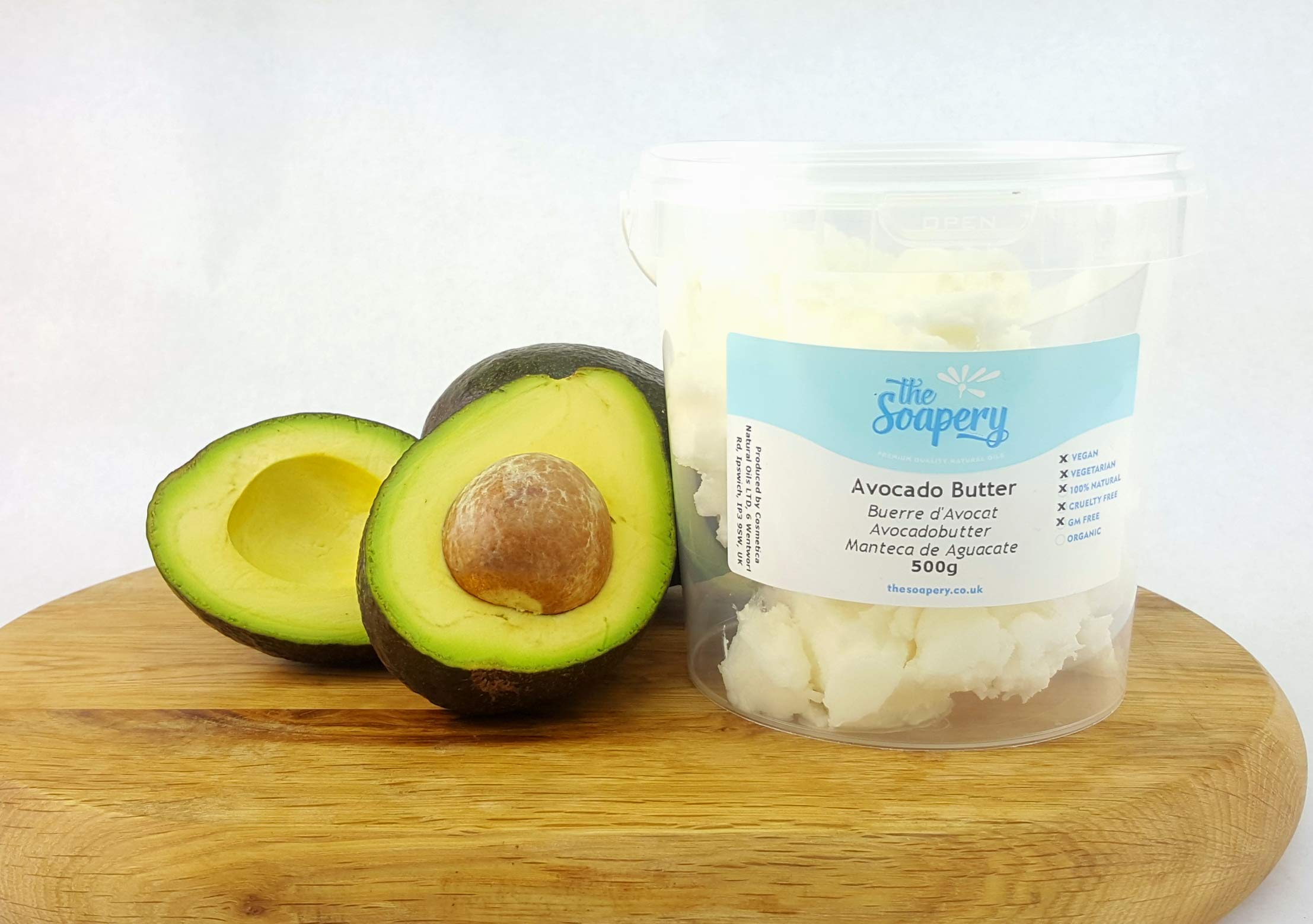 Avocado Butter 500g - 100% Natural Ingredient for Soap, Skin and Hair
