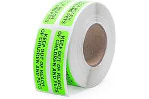 LABELVALUE Keep Out of Reach of Children and Pets Medical Labels