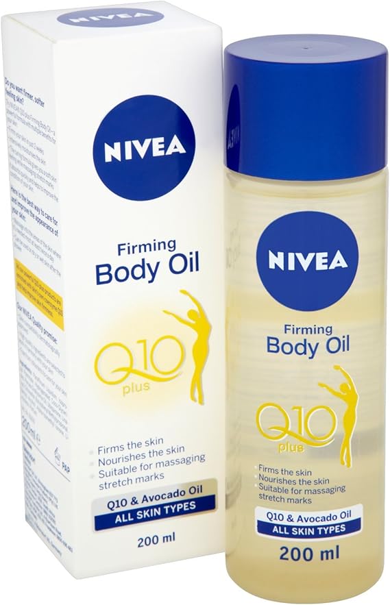 Nivea Q10 Plus Firming Body Oil, 200 ml Pack of 2 Amazon.co.uk Beauty