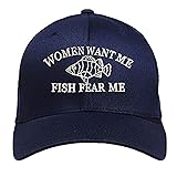 Fishing Baseball Cap Embroidered Women Want Me Fish