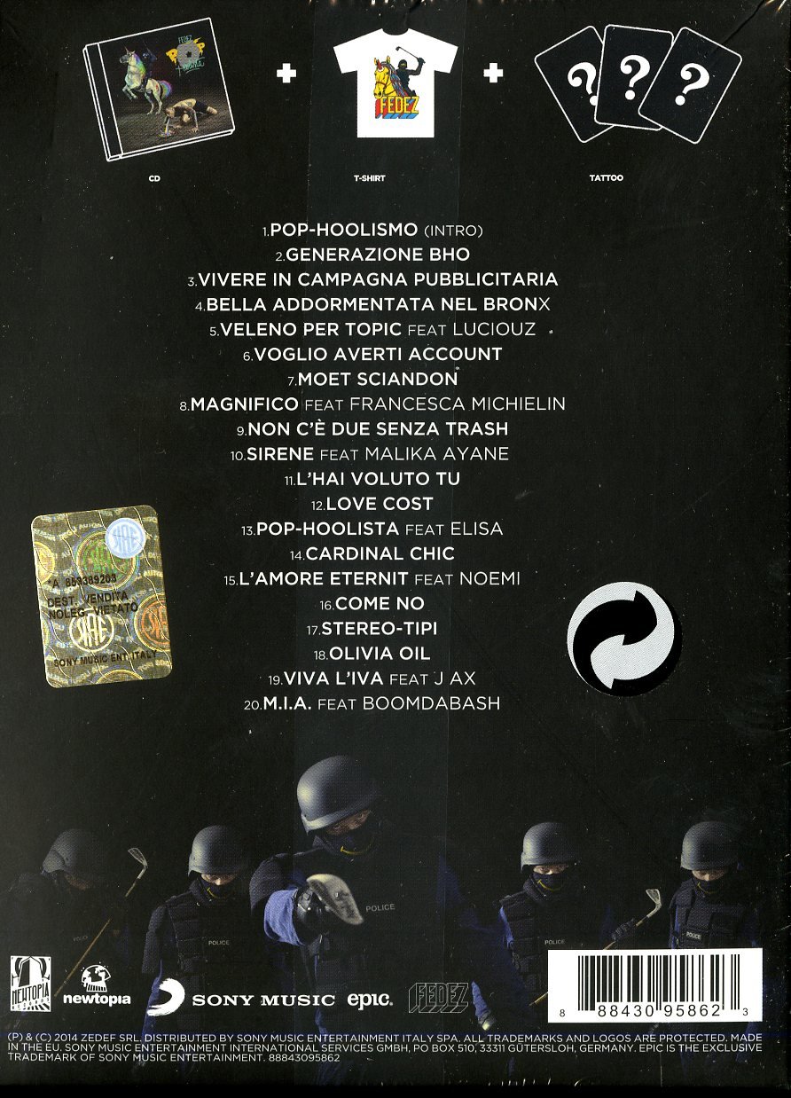 Fedez Pop Hoolista Deluxe Edition Amazon Com Music
