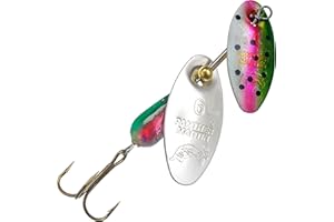 Panther Martin PMDF DualFlash Fishing Teardrop Spinner Lure Catches Trout, Walleye, Nothern Pike, Muskie, Largemouth Bass, Salmon and more