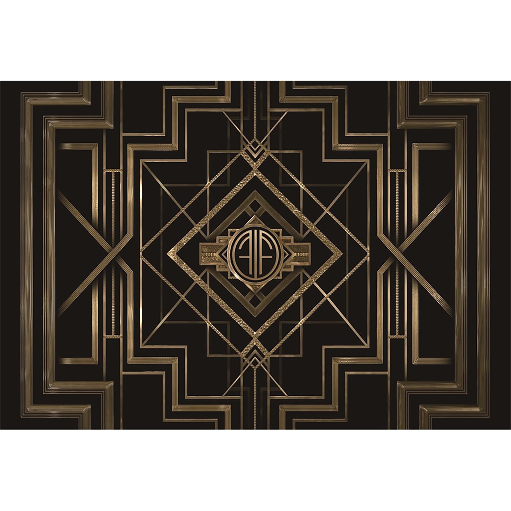 Photo 1 of Baocicco 9x6ft Theme Backdrops for Photography Black and Golden Retro Texture Background Luxury Party Crazy Carnival Happy Birthday Party Portrait Booth Photo Studio Video Shooting Props