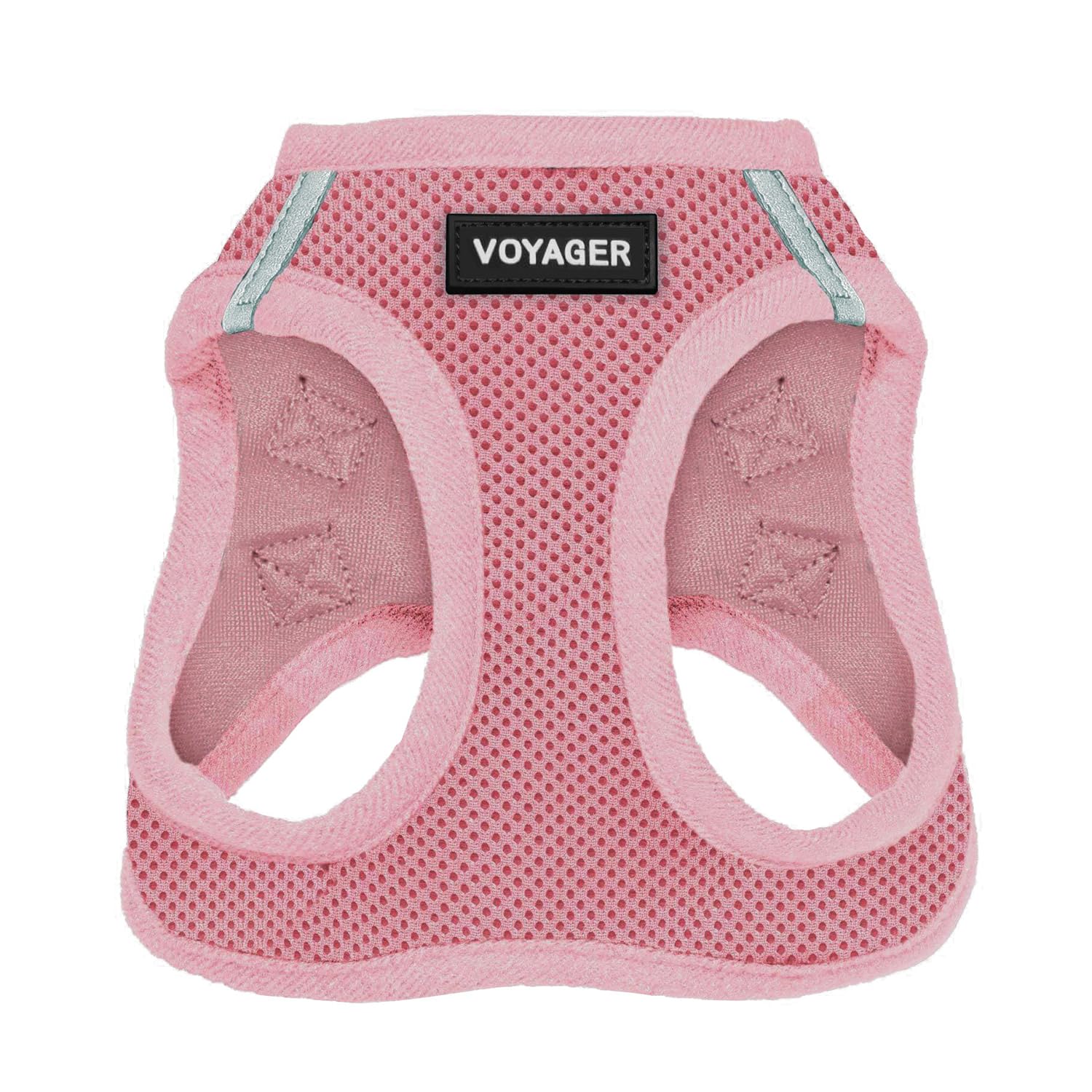 Voyager Step-In Air Dog Harness by Best Pet Supplies - All Weather Mesh Step in Vest Harness for Small and Medium Dogs, Pink, size XL - Chest: 20.5 - 23"