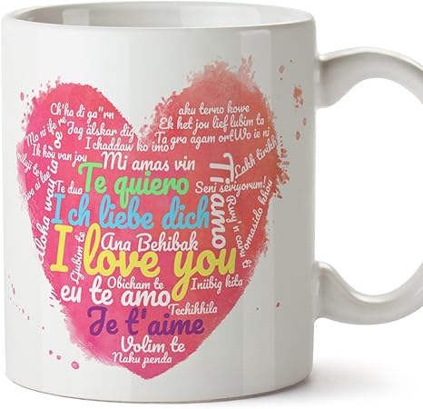 Tazze Di Prima Colazione Per Gli Amanti I Regali Di Coppia I Fidanzati Il Biglietto Di S Valentino Te Quiero I Love You Tazze Con Frasi Divertenti E Messaggi La Pareja