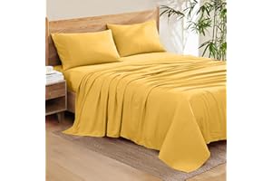 Cruiz Linen Premium Egyptian Cotton Sheet Set – Deep Pocket Fit for 9–12” Mattresses, 500 Thread Count, Elegant and Breathabl