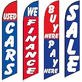 Used Cars Flag Windless Swooper 4 Lot Set Auto We Finance Buy Here Pay Here Sale