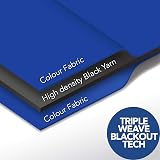 Deconovo Stars Foil Printed Thermal Eyelet Blackout Curtains Blue 46x54 Inch 1 view 6