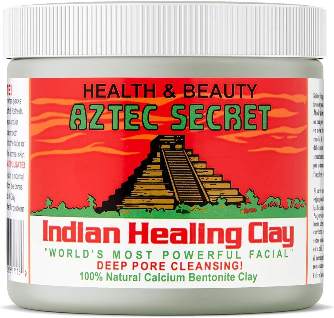 AZTEC SECRET FACE HEALING CLAY, 1 LB Pack of 12