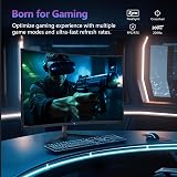 Z Edge 27 Inch Curved Gaming Monitor 200Hz 1ms MPRT Full HD 1080p view 7