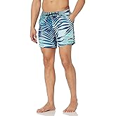 Hugo Mens Tropical Leaf Swim Trunk